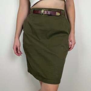 Vintage Olive Green Skirt